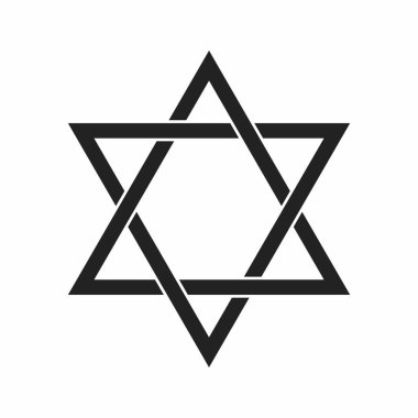 Yıldız simgesinin vektör illüstrasyonu