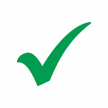 İşaret simgesini işaretle. vektör illüstrasyonu