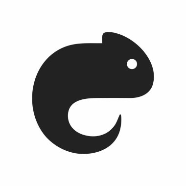 Hayvan simgesinin vektör illüstrasyonu