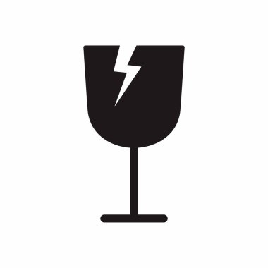 vector illustration of single isolated icon of wine