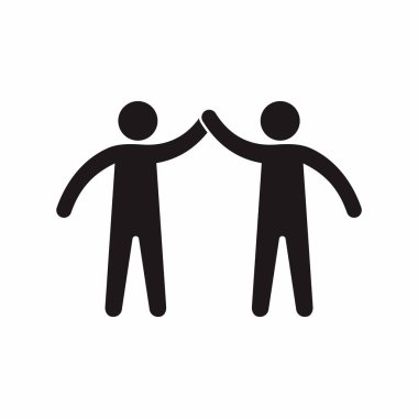 İnsan simgesinin vektör illüstrasyonu