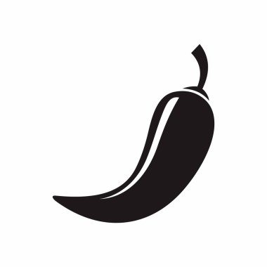 chili pepper icon. simple illustration of chilli vector symbol for web