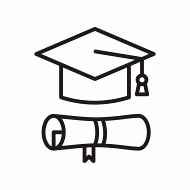 mezuniyet kapsülü vektör illüstrasyonu