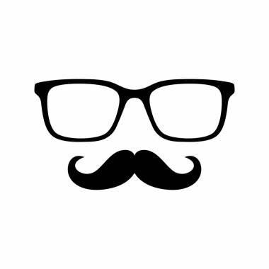 gözlük ikonu vektör illüstrasyonu