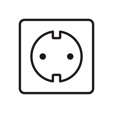 Elektrik dolgu simgesinin vektör illüstrasyonu