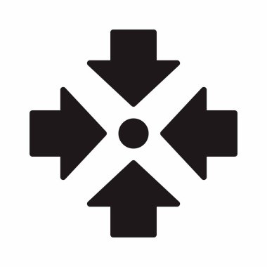 Ok. Web simgesi basit illüstrasyon