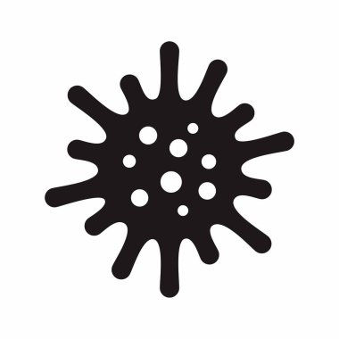 Virüs ikonu vektör illüstrasyonu