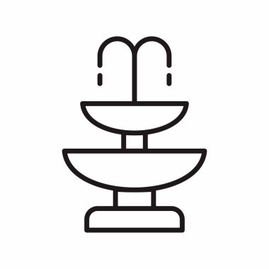 kitchen sink icon vector. thin line sign. isolated contour symbol illustration