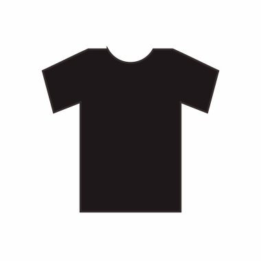 t-shirt simgesi, vektör illüstrasyonu