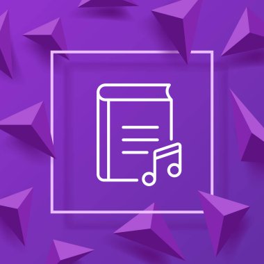 Audiobook çizgi simgesi. Okuma, kütüphane, spor salonu, elektronik kitap, kağıt, kitap, ders kitabı. Eğitim konsepti. İş ve Reklamcılık için vektör satırı simgesi