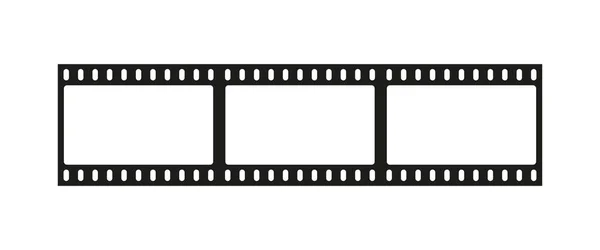 Sinema çizgisi ikonu. Fotoğrafın ya da videonun kaydedildiği film, kamera, lens, medya, fotoğrafçı, çekim. Film konsepti. İş ve Reklamcılık için vektör satırı simgesi