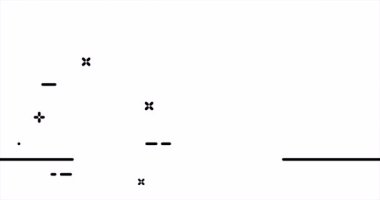 Touch press. Index finger, decrease, increase, approximation, Scrolling, click, arrow, sensor. Pressing concept. One line drawing animation. Motion design. Animated technology logo. Video 4K