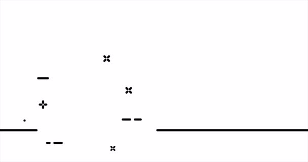 チェックマーク付きの男 クロス 支払い成功 チェック 検証済みのコンセプト 1つの線画アニメーション モーションデザイン アニメーション技術のロゴ ビデオ — ストック動画