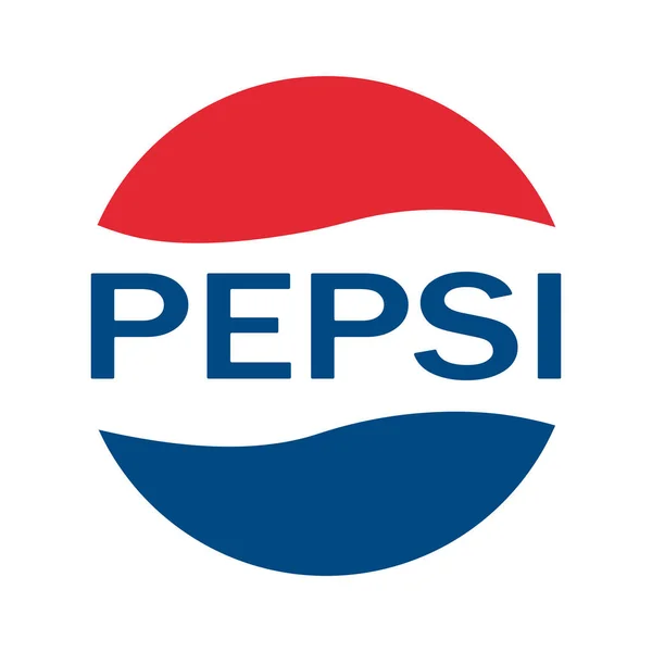Логотип Pepsi Белом Фоне Фаст Фуд Напитки Холодные Газированные Напитки — стоковый вектор