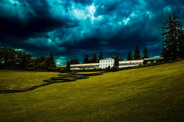 summer landscape in Sofiyivka Park