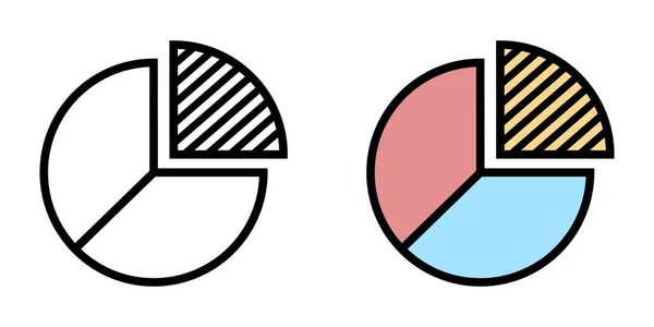 Illustration Vector Graphic Analytics Chart Graph Icon — Stock vektor