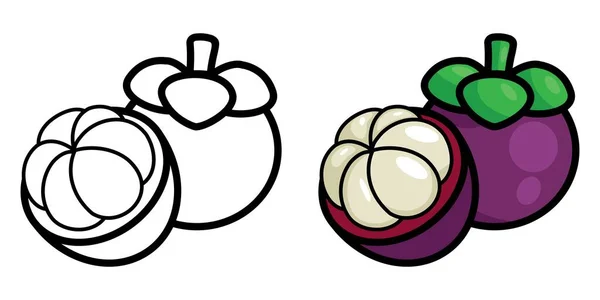Illustration Vector Graphic Soursop Fruit Fruit Icon — Vetor de Stock