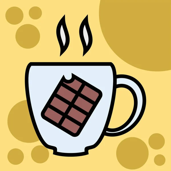 Illustration Vektorgrafik Von Kaffeemaschine Kaffeemaschine Mokkad Eisbahn Symbol — Stockvektor