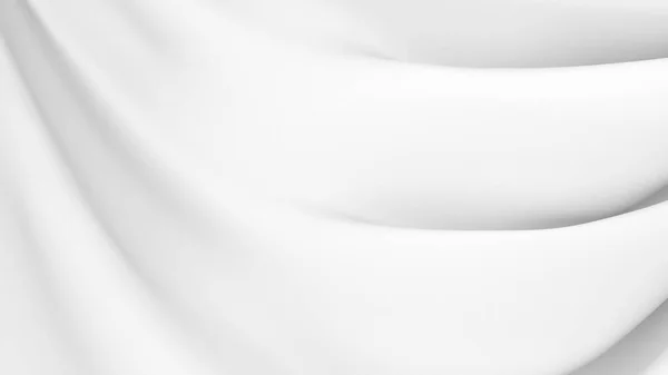 Beyaz Kumaş Dokusu Arkaplanı Yumuşak Dalgalar Metin Kitap Tasarımı Web — Stok fotoğraf