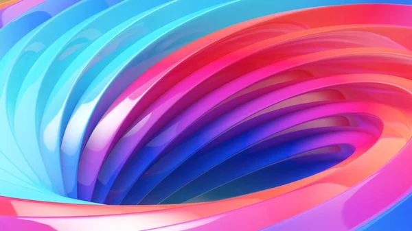 Abstract Background Work Mobius Strip Shapes Colorful Background Colorful Swirl — Fotografia de Stock