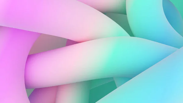 Abstract Background Illustration Animated Lines Coordination Colorful Lines Rendering — Foto de Stock