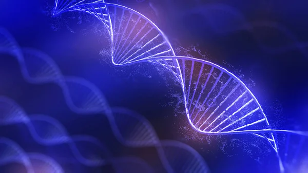 Conceptual background illustration of DNA structure,Genetic editing technology for life,dna,3d rendering