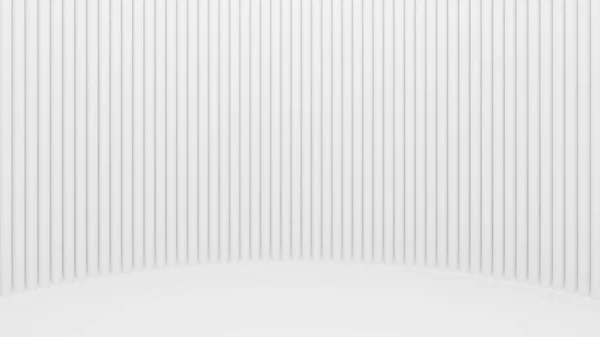 White Mockup Stand Vertical White Corrugated Background Rendering — Foto de Stock