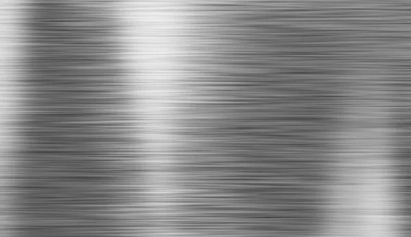 Stainless Steel Surface Horizontal Stripes Stainless Texture Background Illustration — Stockfoto