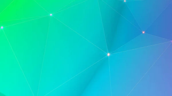 Abstract Background Triangle Blue Green Gradation Background Geometric Background Rendering — Stockfoto