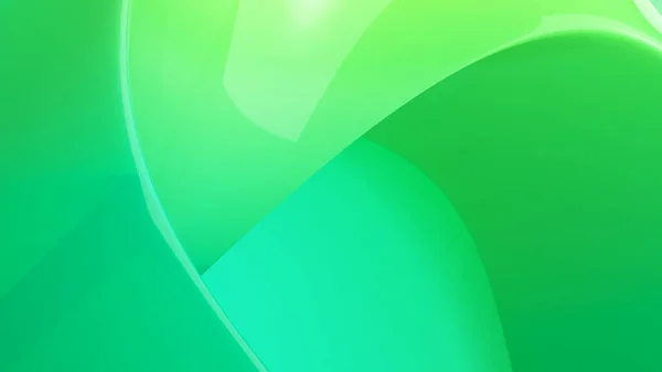 Abstract background work.shapes on green background,3d rendering