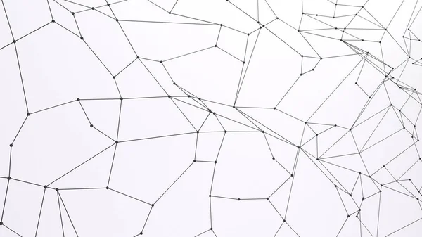 Abstract Geometric Background Connecting Network Access Point Rendering — Stockfoto