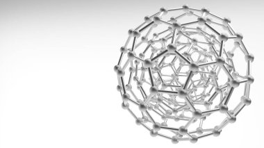 soyut arkaplan nanoteknoloji şekilleri, gelecekteki materyaller, karbon materyalleri, 3d oluşturma