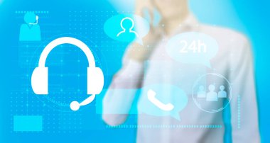 24 saat telefon hizmeti, gün boyunca danışmanlık görüşmeleri.