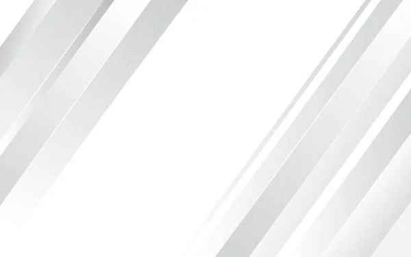 Геометричний Абстрактний Фон Лінії Білого Фону Градієнт Білого Сірого Ілюстрація — стоковий вектор