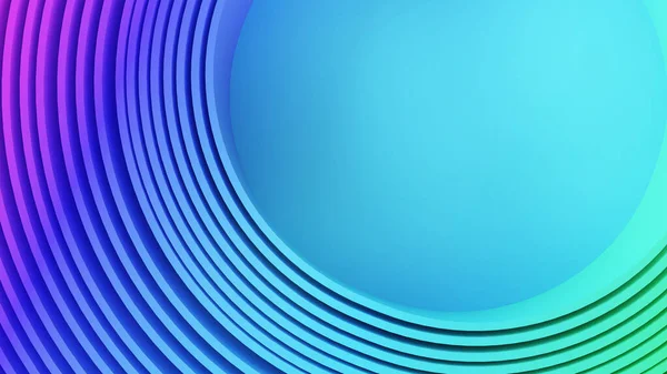 Abstract Blue Purple Gradient Circle Stripes Background Colour Flow Waves — Foto de Stock