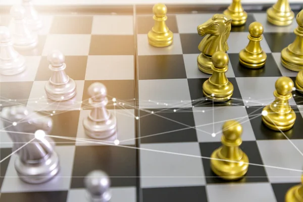 Vincitore Della Competizione Strategica Concetto Pianificazione Strategica Competitiva Pianificazione Strategia — Foto Stock