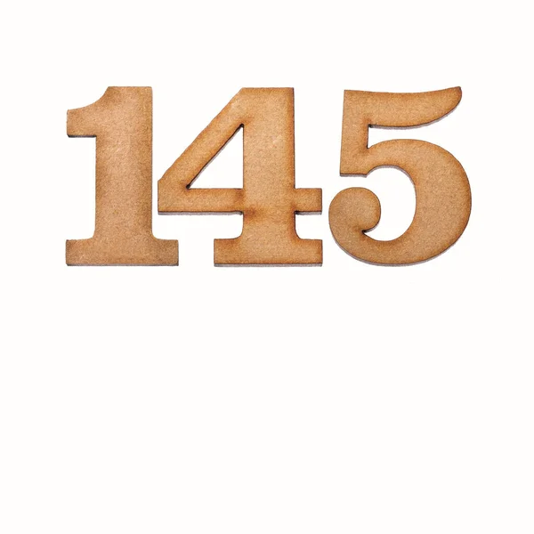 145 Шматок Деревини Ізольовано Білому Тлі — стокове фото