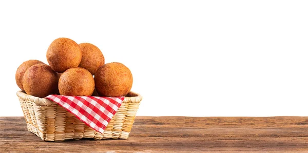 Bunuelos Colombiaanse Kerstkeuken Gebakken Kaasbrood — Stockfoto