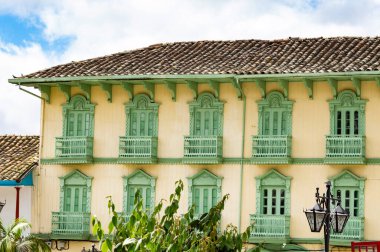 Sonson, Antioquia / Kolombiya - 19 Kasım 2021. Sonson, Antioquia belediyelerinden birisidir ve departmandaki en çok müzeye sahiptir.