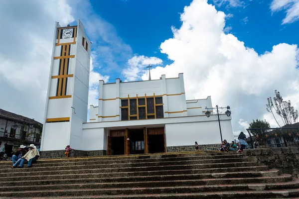 Sonson Antioquia Colombia November 2021 Cathedral Our Lady Chiquinquir Sonson — Stock Photo, Image
