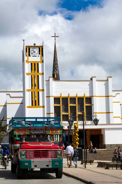 Sonson Antioquia Colombia November 2021 Peasant Transport Colombian Towns — Stock Photo, Image