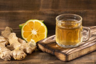 Zingiber officinale - Sıcak zencefilli limon suyu