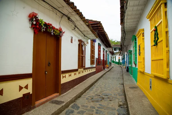Concepcion Antioquia Colombia Desember 2021 Kota Magis Berbatu Jalan Jalan — Stok Foto