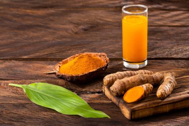 Curcuma longa - Organik taze zerdeçal içeceği