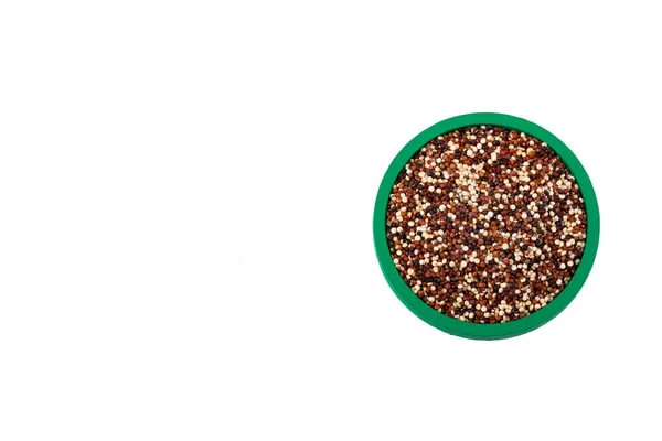 Mistura Quinoa Vermelho Branco Marrom Chenopodium Quinoa — Fotografia de Stock