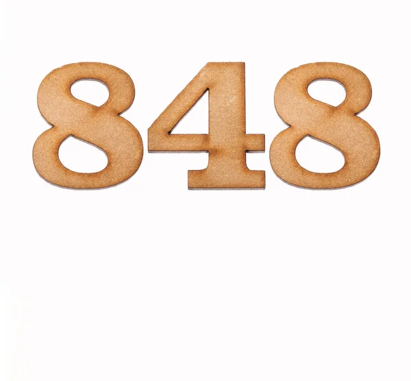 848 Шматок Деревини Ізольовано Білому Тлі — стокове фото
