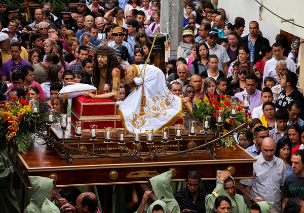 Retiro Antioquia Colombia April 2012 Traditionell Stilla Veckan Procession Långfredagen — Stockfoto