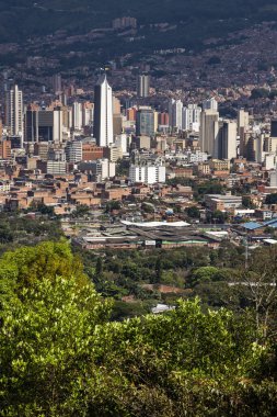 Medellin, Antioquia. Kolombiya - 13 Mart 2022. Medellin, Kolombiya 'nın Antioquia eyaletinin başkentidir..