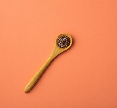 Tahta kaşık - Salvia hispanica organik chia tohum