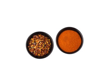 Paprika tozu ve ezilmiş kırmızı biber - kurutulmuş kırmızı biber